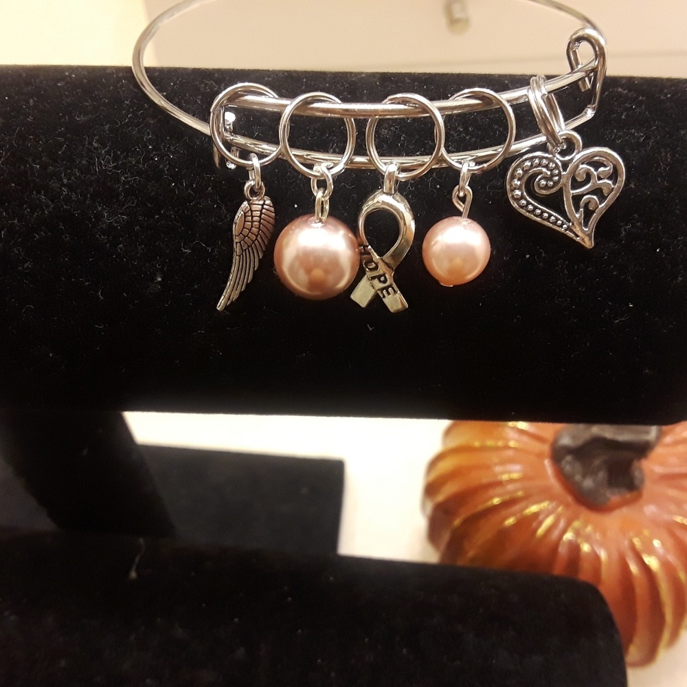 "cancer awareness"  bracelet